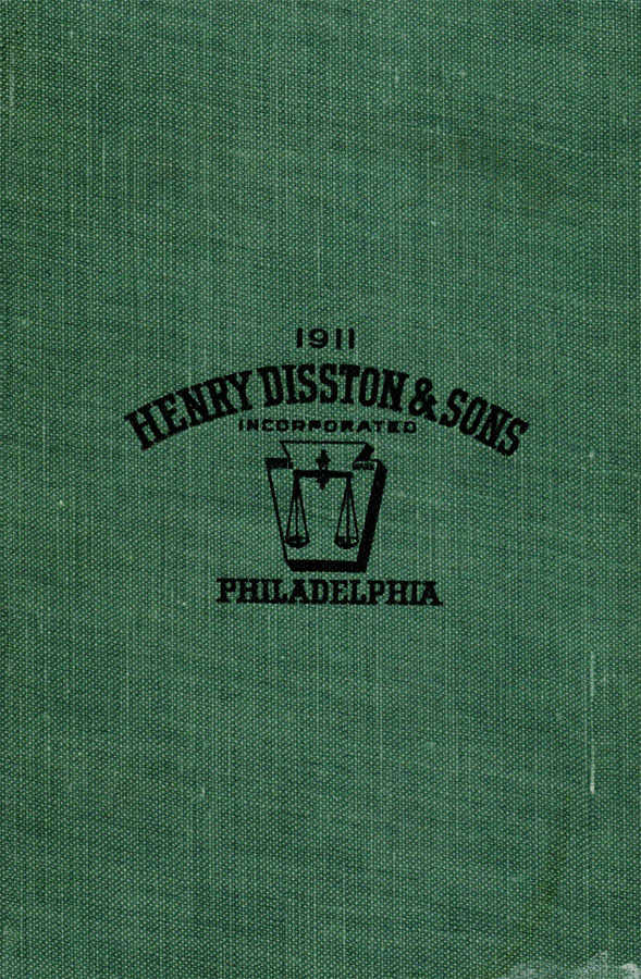 1911 Henry Disston Full Line Catalog